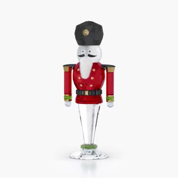 NIB Authentic Swarovski Holiday Cheers Nutcracker Red Crystal Figurine #5626017 - Picture 2 of 7
